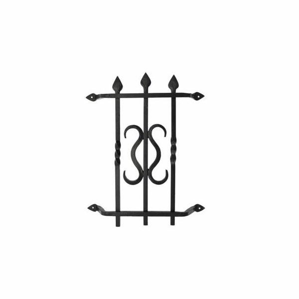 Gate Speakeasy Grille Iron Scroll Design 103