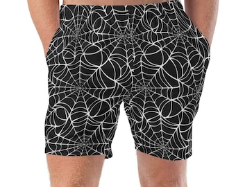 Spider Web Recycled Swim Trunks
