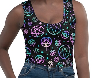 Pastel Pentagram Crop Top