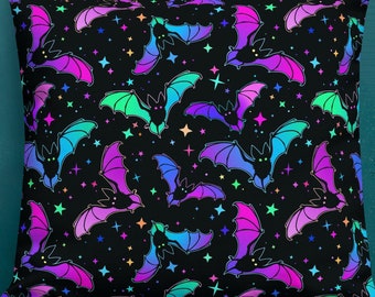 Rainbow Bat Premium Pillow