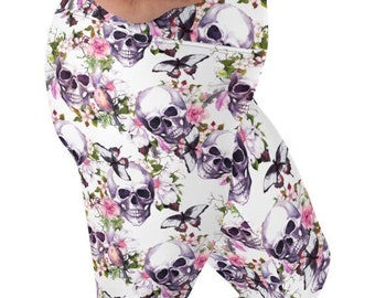 Spring Skull Plus Size Leggings