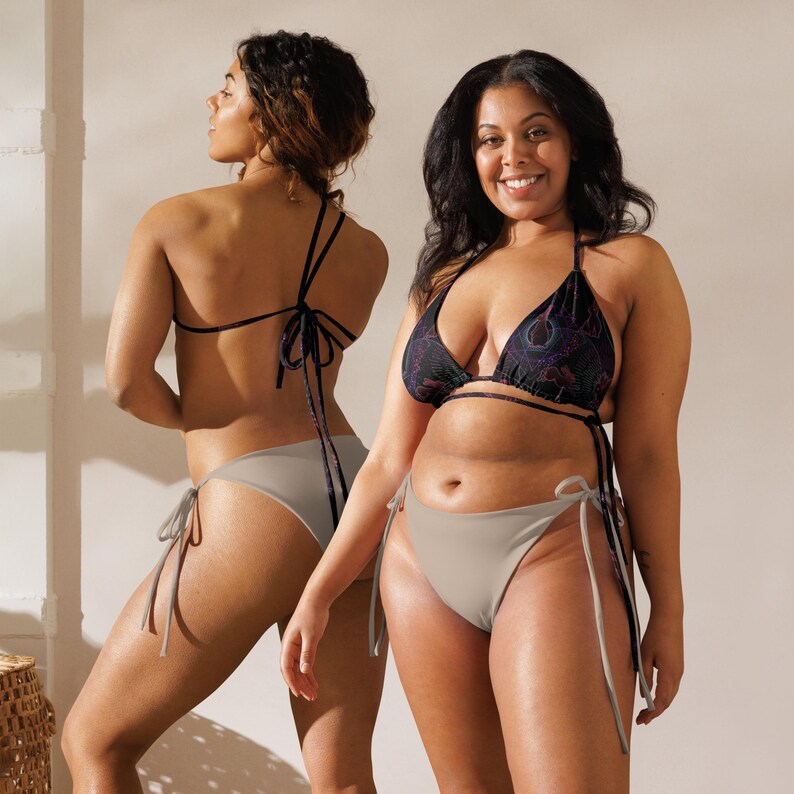 Astro Bunny Recycled String Bikini Top