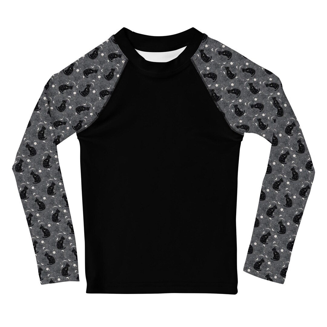 Cat Rash Guard Celestial Cat Kids Rash Guard - Etsy UK