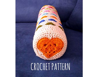 Heart Mandala Crochet Pillow Cover PATTERN (PDF)