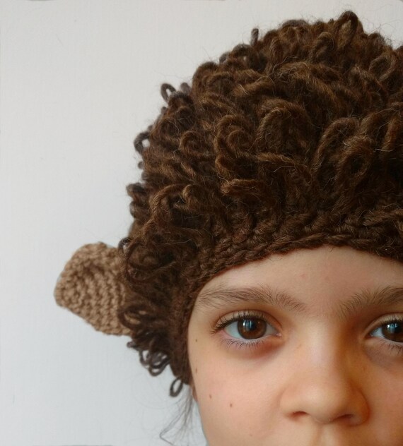 Berretto Lama Riccio a uncinetto. Buffo Cappello peloso per | Etsy Italia