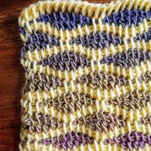 PATTERN Tunisian Crochet Cowl in Wave Stitch. Video Tutorial Scarf Afghan Basics. Beginner-friendly Instructions How-to Guide. Ombre degrade image 3