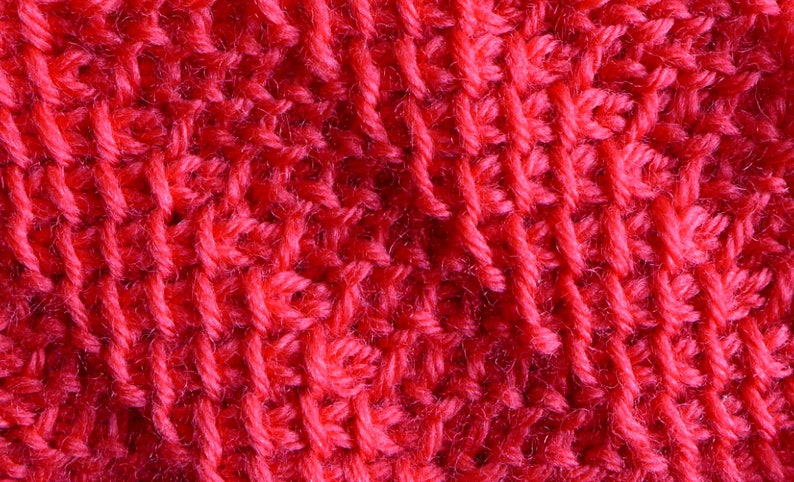 PATTERN in Tunisian Crochet for Table Runner in Furrow Stitch. Beginner-friendly impressive Project. Simple and Purl Stitches. Easy Guide image 5