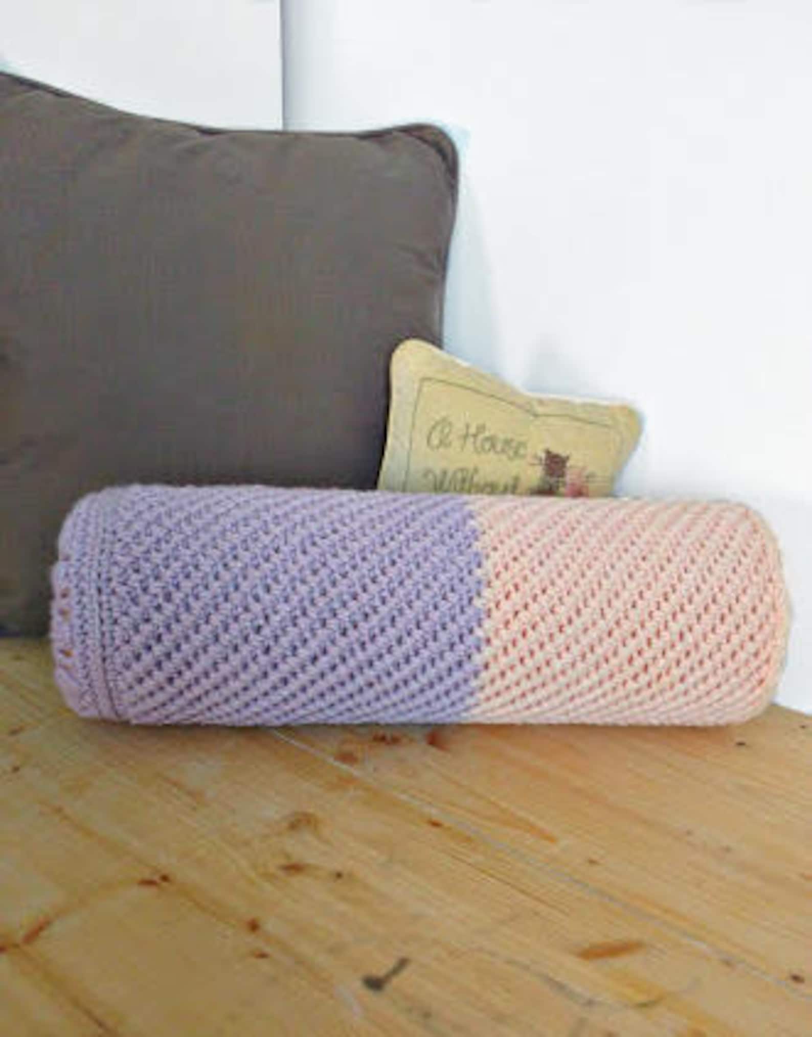 Crochet PATTERN pillow case bolster cushion cover even moss Etsy
