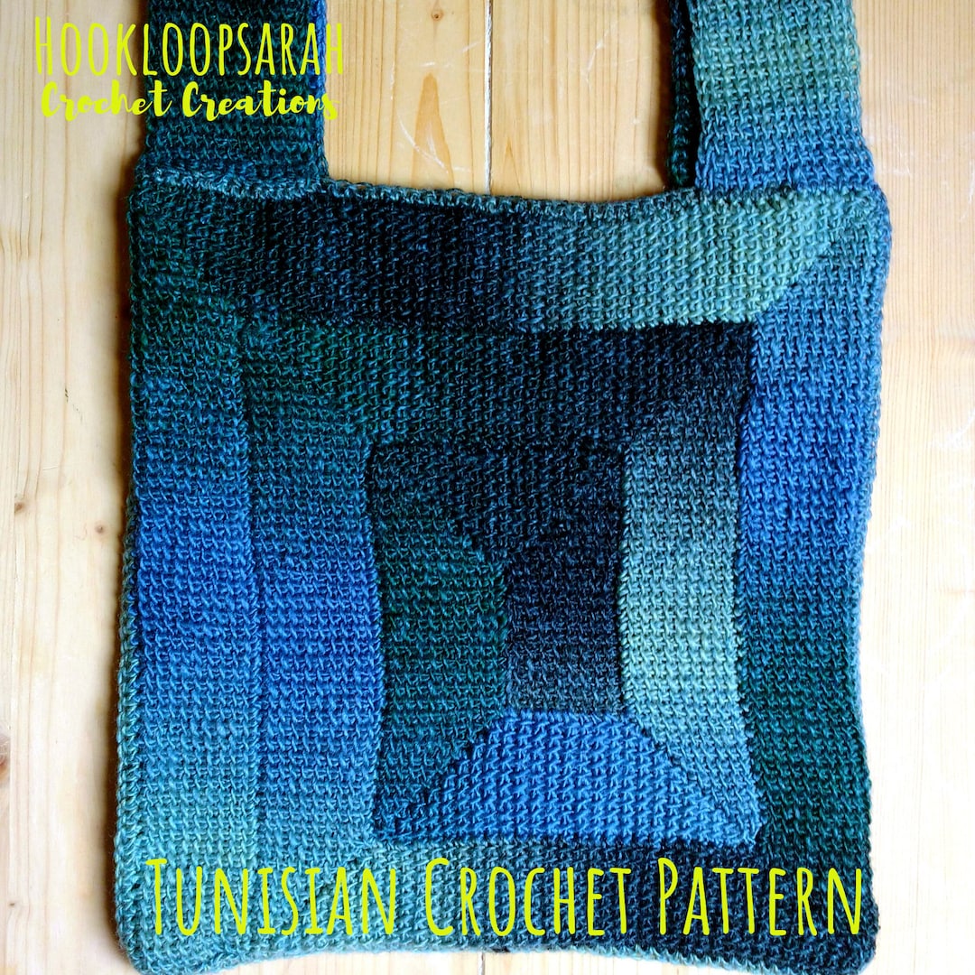 Entrelac crochet bag hotsell