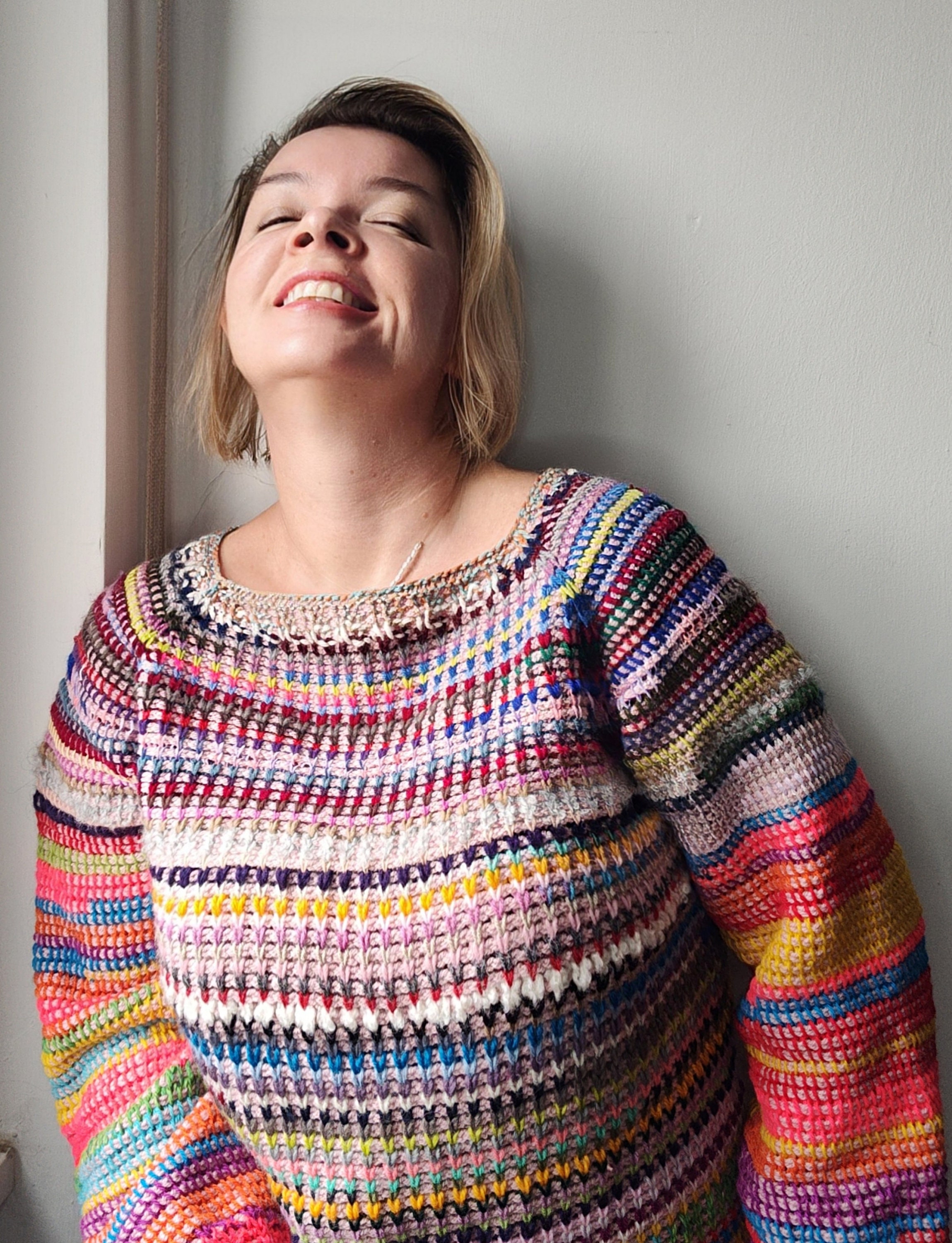 Tunisian Crochet Sweater PATTERN: Raglan Yoke, Ribbing (PDF) - Etsy