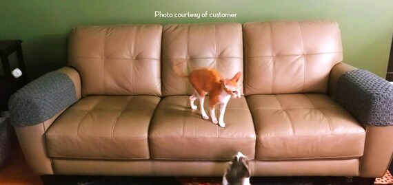 Custom Armrest Cover Cap For Sofa Couch Crochet Armchair Cat Custom Armrest Cover Cap For Sofa Couch