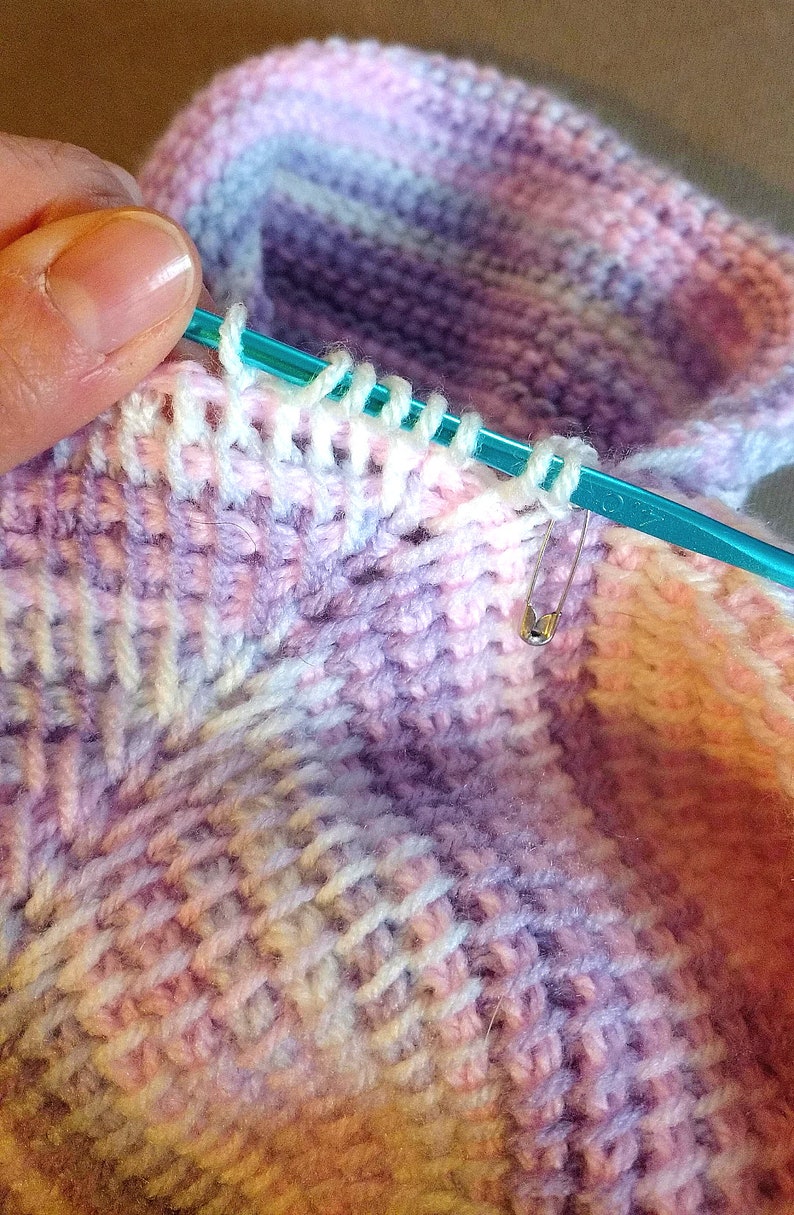 easy tunisian crochet sweater patterns