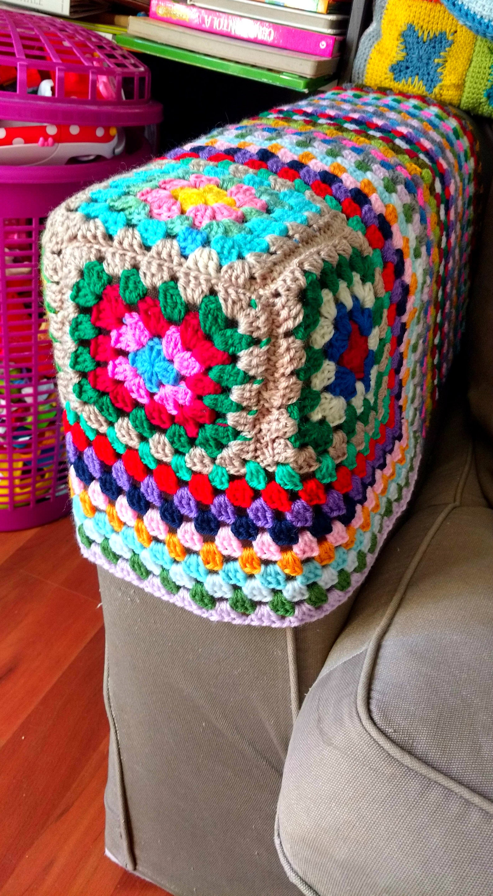 Crochet PATTERN Armrest Cover. Square Sofa Recliner Granny Etsy
