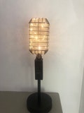Retro Microphone Lamp: Illuminated Music Decor Accent Light
