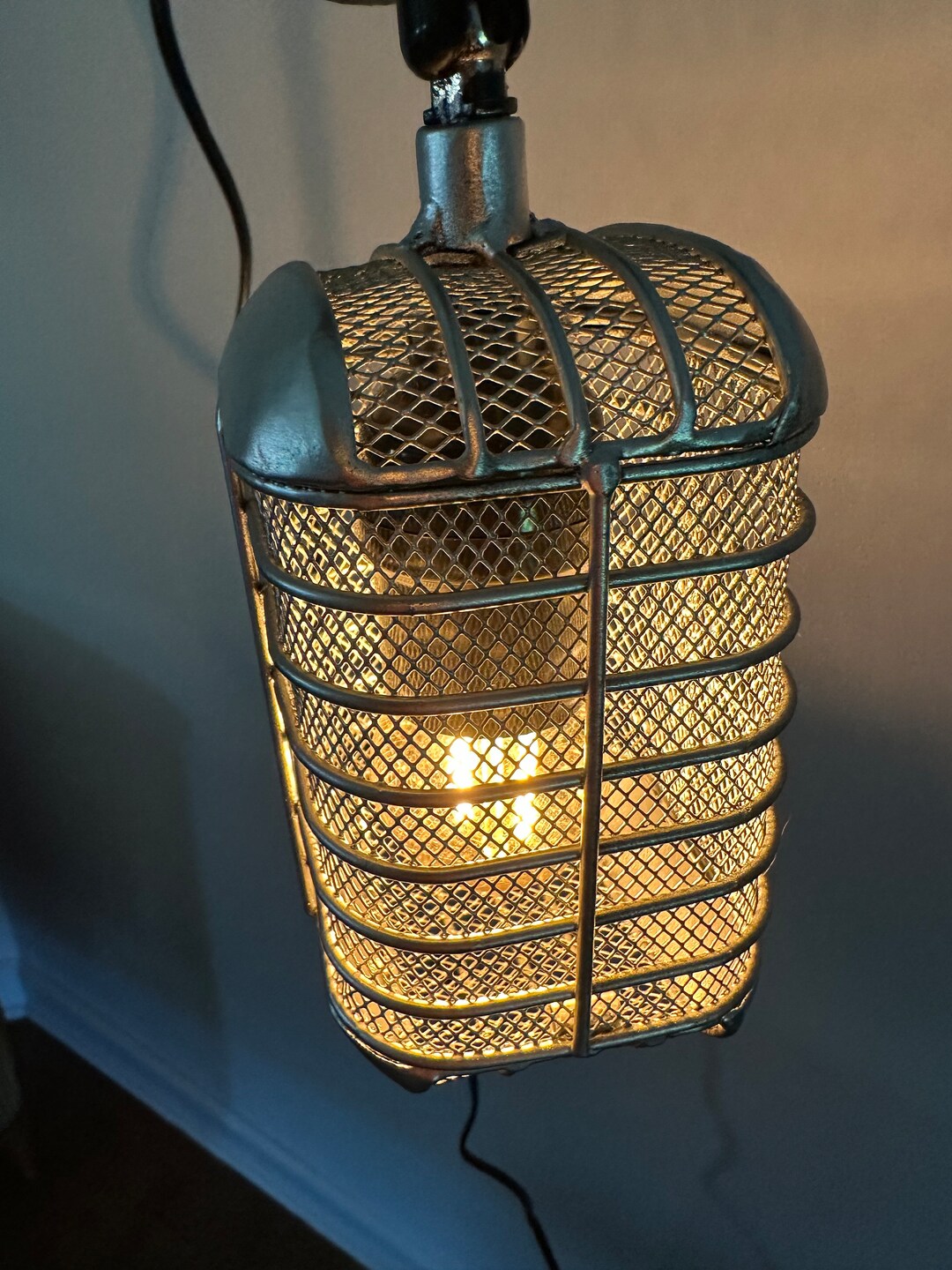 Retro Microphone Pendant Light Nostalgic Microphone Pendant Etsy