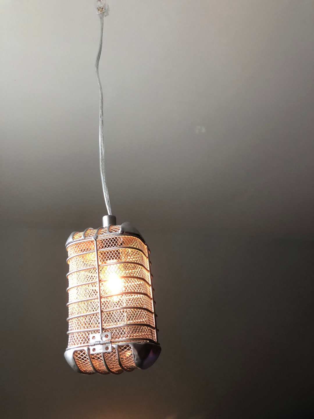 Illuminated Pendant Light Retro Microphone Pendant Light Home Decor