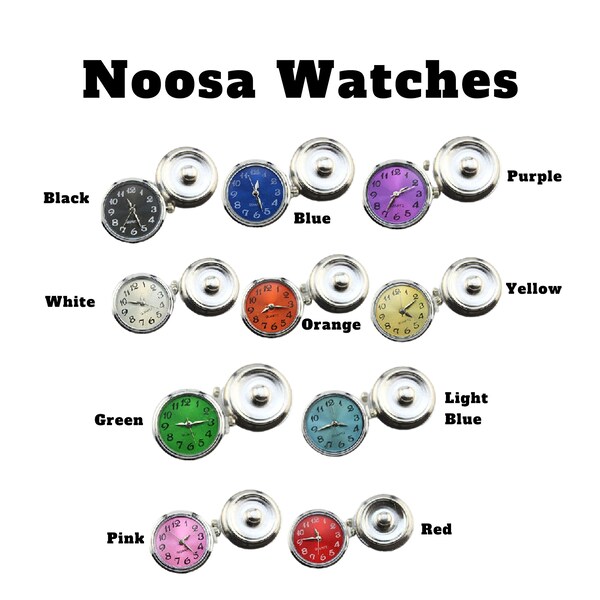 Compass or Watch Noosa Ginger Snap Charm Button in Various designs 18mm - 20mm Noosa Ginger Snap Buttons