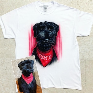 Airbrush Pet Portrait | Free Shipping