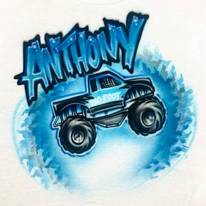 Airbrush Truck Shirt Design | Free Shipping
