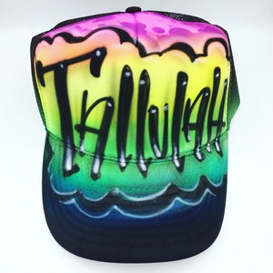 Airbrush Graffiti Hat Design | Free Shipping