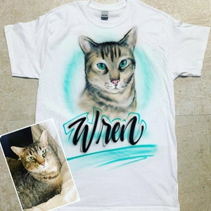 Airbrush Pet Portrait | Free Shipping