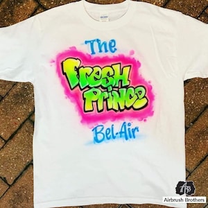 Airbrush 90&#39;s Fresh Prince Design | Free Shipping