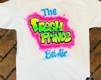 Airbrush 90's Fresh Prince Design | Free Shipping