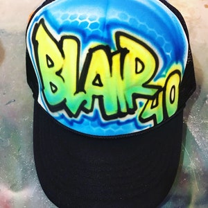 Airbrush Graffiti Hat Design | Free Shipping