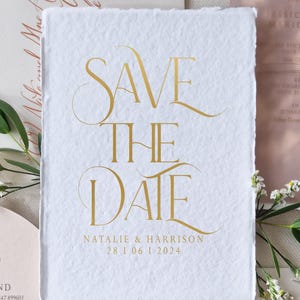 Rustic wedding invitations l foil-stamped wedding stationery l Custom wedding invitations l luxury wedding invitations l Save the Date