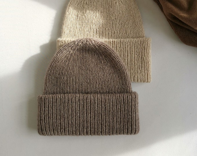 Knitting Pattern for Men's Hat Bartek - Etsy