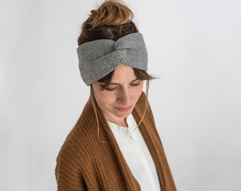 Knitting Pattern AVA DOUBLE Headband