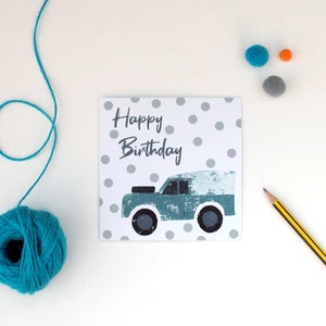 Landrover Birthday Card