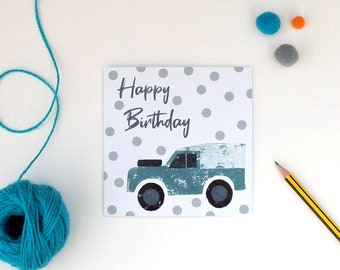 Landrover Birthday Card