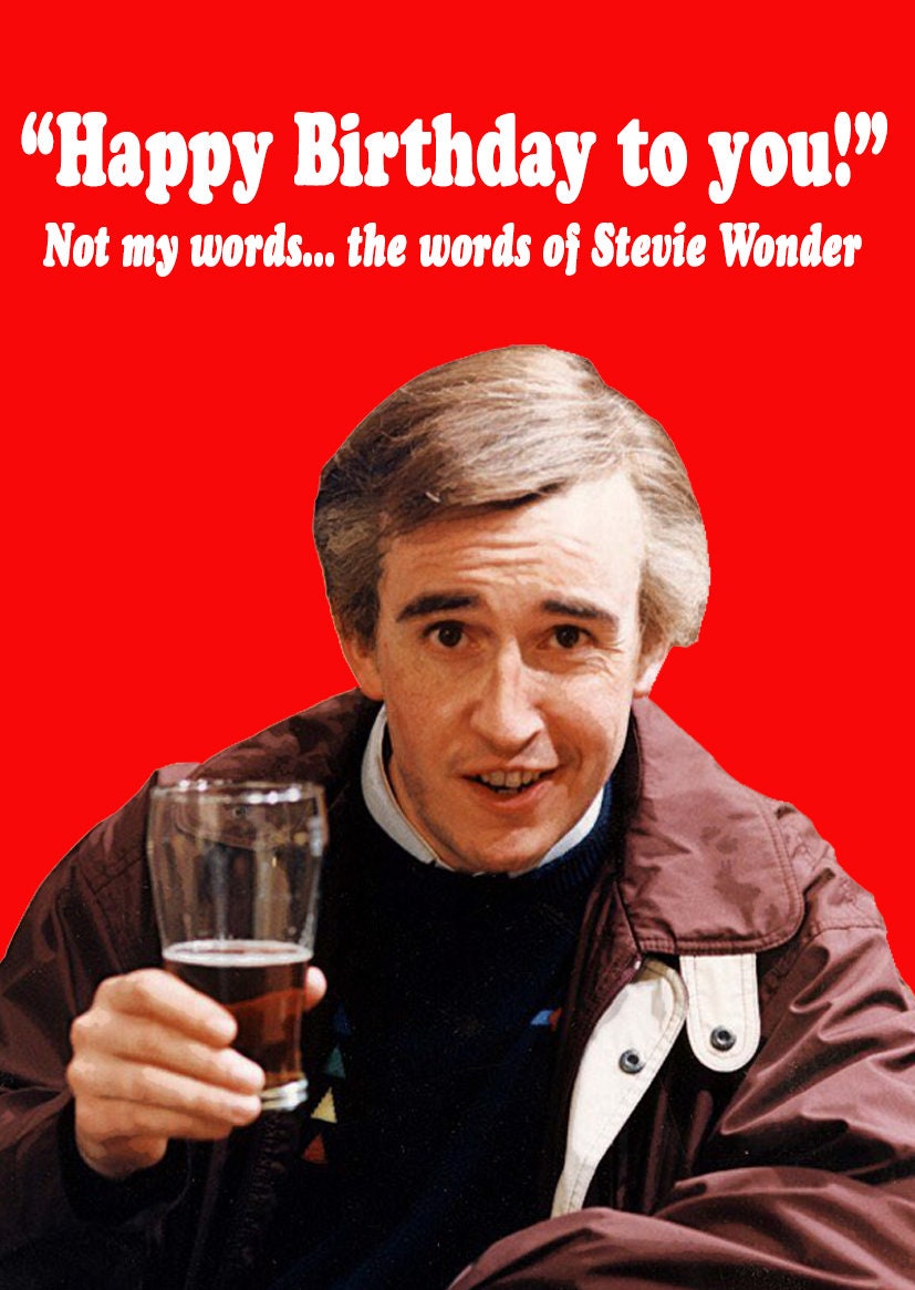 Alan Partridge Birthday Card Happy Birthday - Etsy UK