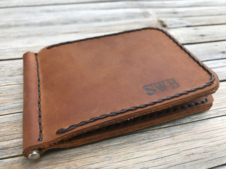 Money Clip Wallet For Men Money Clip Wallet Men Etsy - image 0