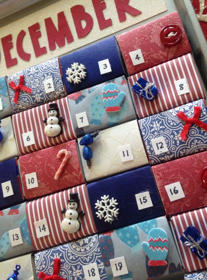 Matchbox Cookie Sheet Advent Calendar Etsy