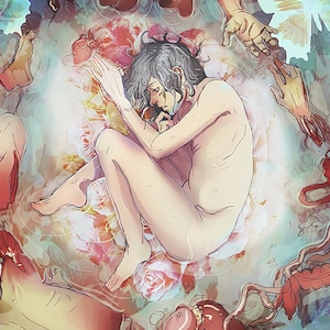In all my dreams I drown A4 (Original Character)