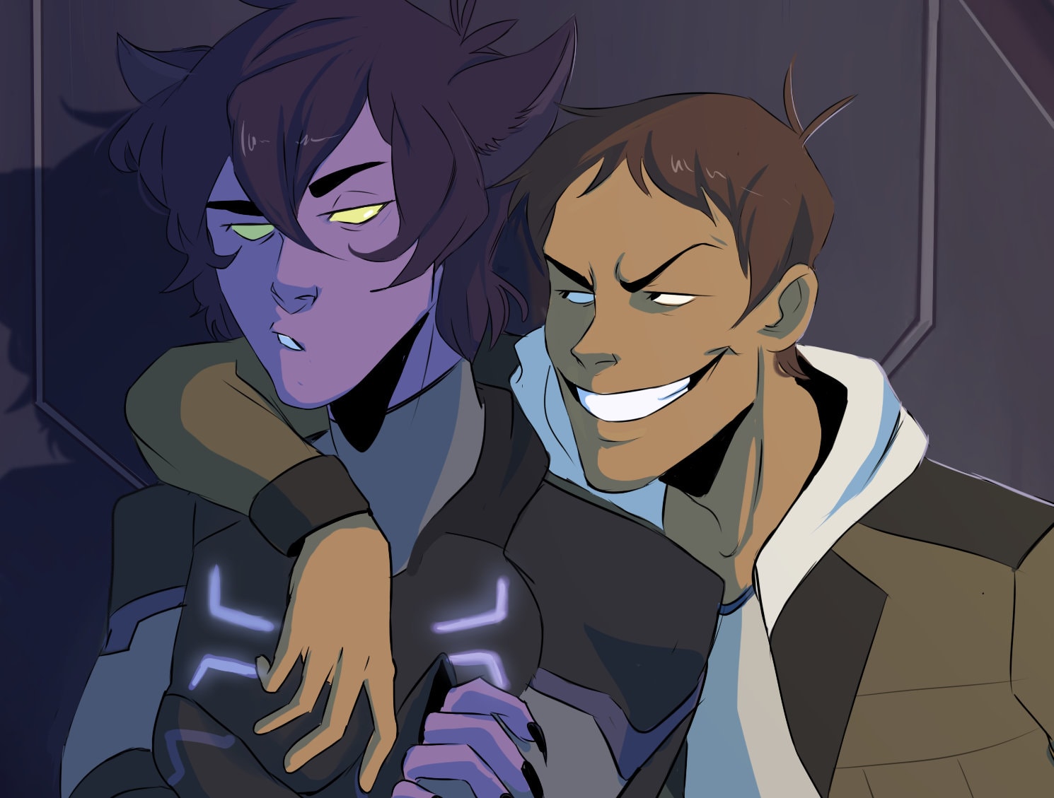Galra Keith and Lance Print 5x7 voltron Etsy