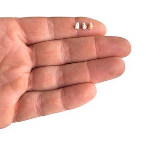Handmade Tiny Micro Cat Figurine