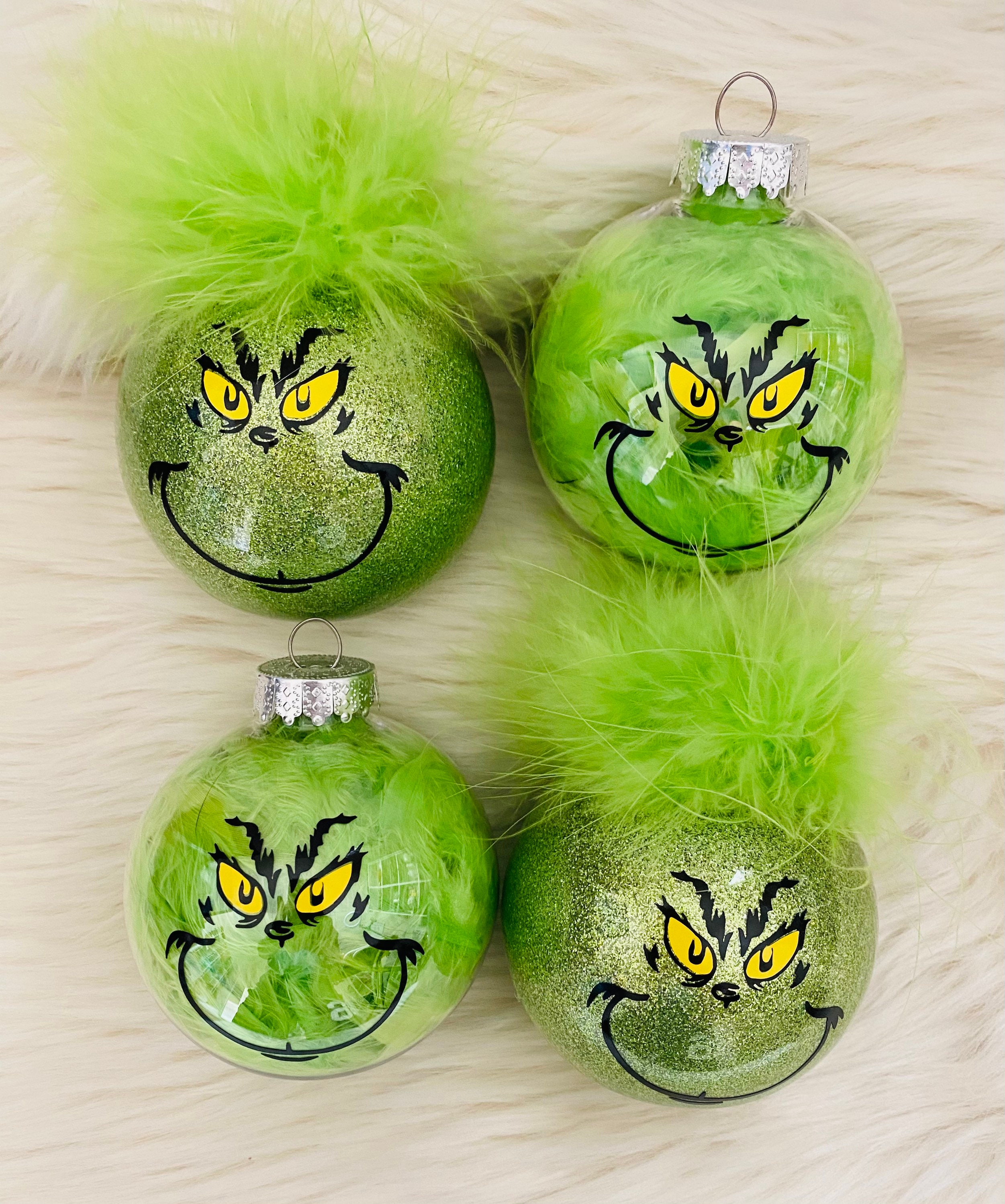Grinch Printable Ornaments