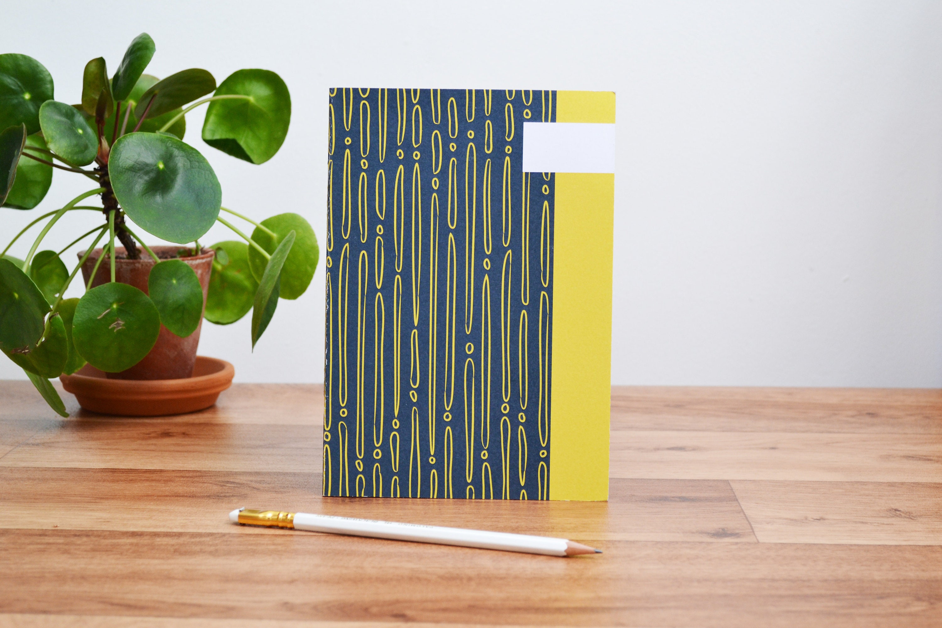 Blank A5 Notebooks Patterned Recycled Cover Etsy Ireland