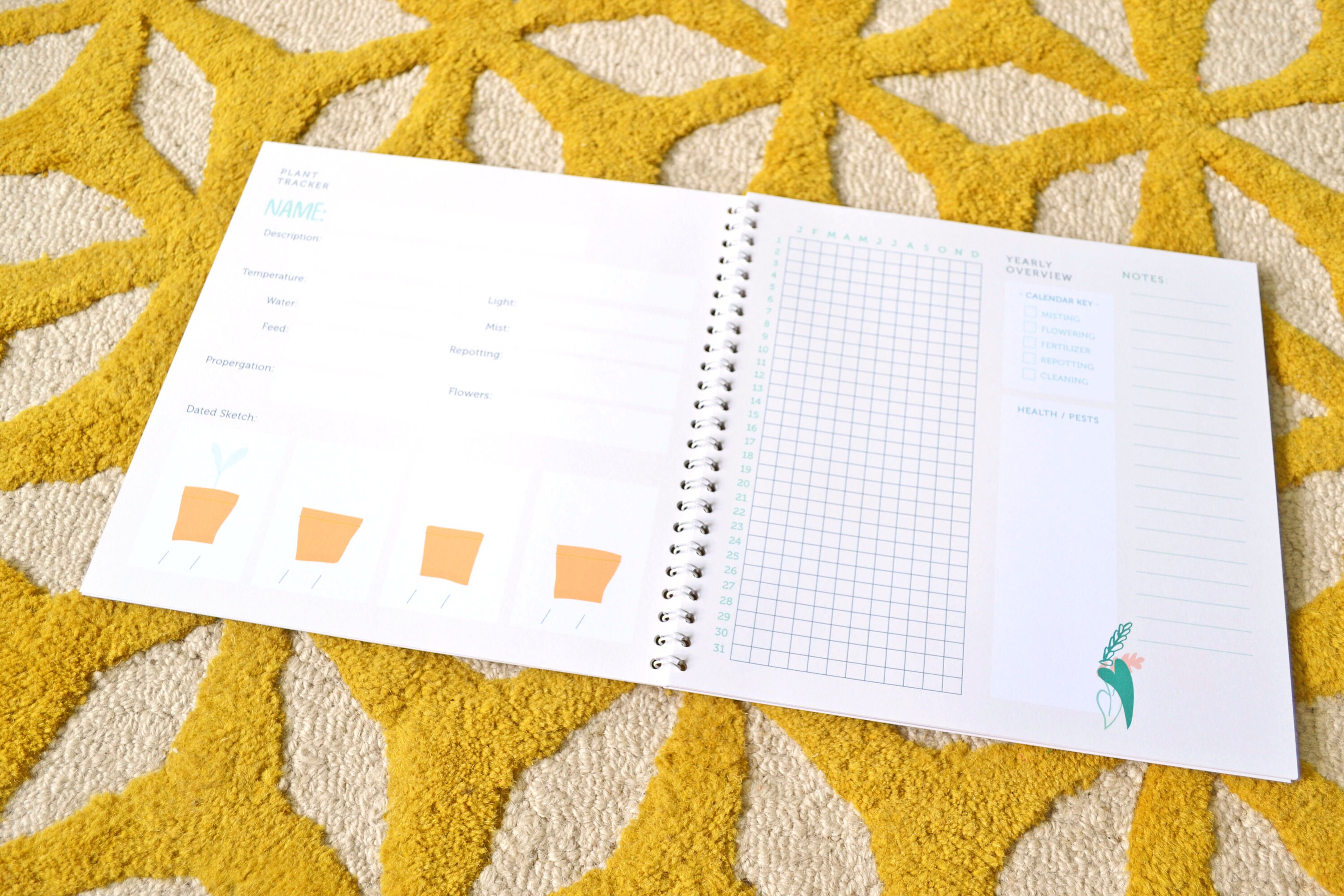 House Plant Journal Plant Care Tracker Etsy