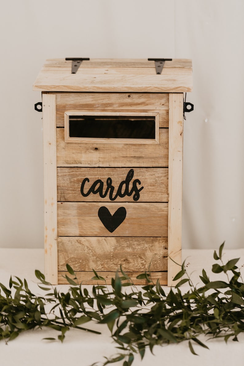 Handmade Rustic Letterbox for Weddings CUSTOMISABLE Wedding Etsy