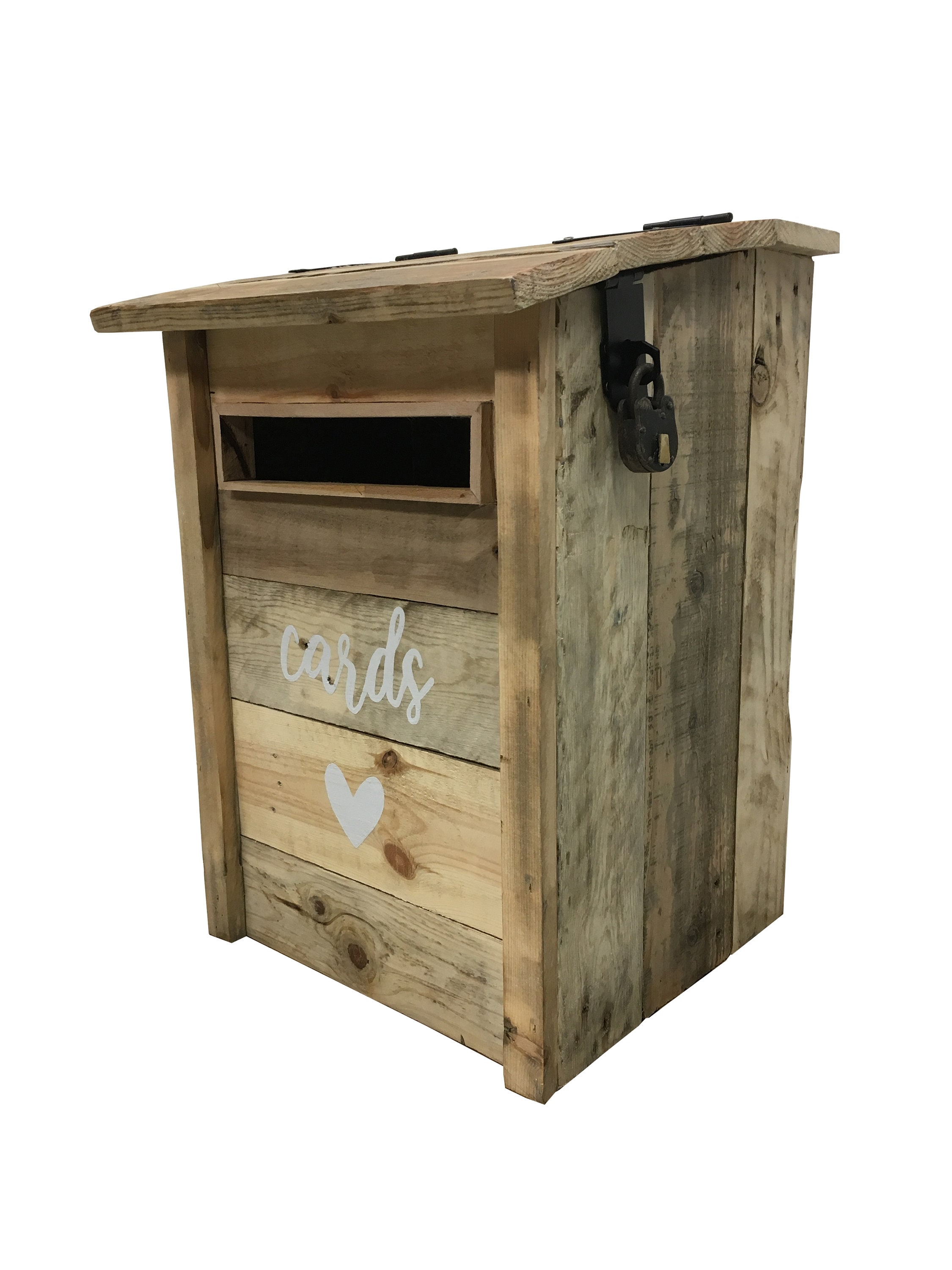 Handmade Rustic Letterbox for Weddings CUSTOMISABLE Wedding Etsy UK