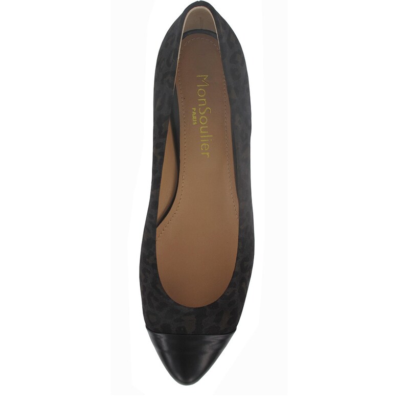 ballerine cuir marron
