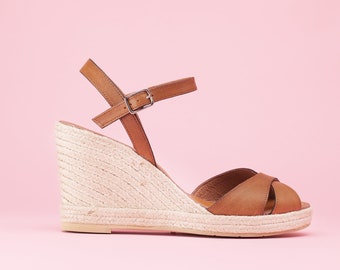 Purple Leather Wedge Espadrilles, Women Leather Espadrilles Wedge Sandal,  Purple Leather Women Wedge Sandals, Low Heel Wedge Sandal - Etsy