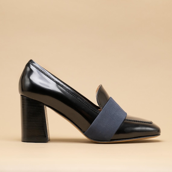 Mocassin talon haut femme hotsell