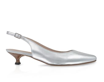 Silver Low Heels - Etsy