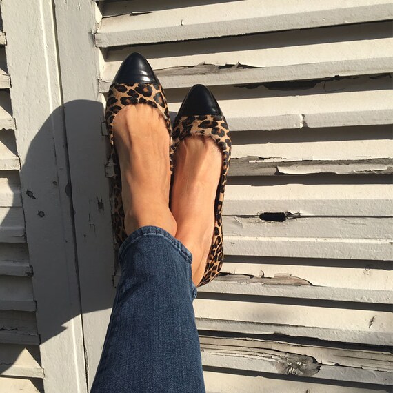 ballerines pointues leopard