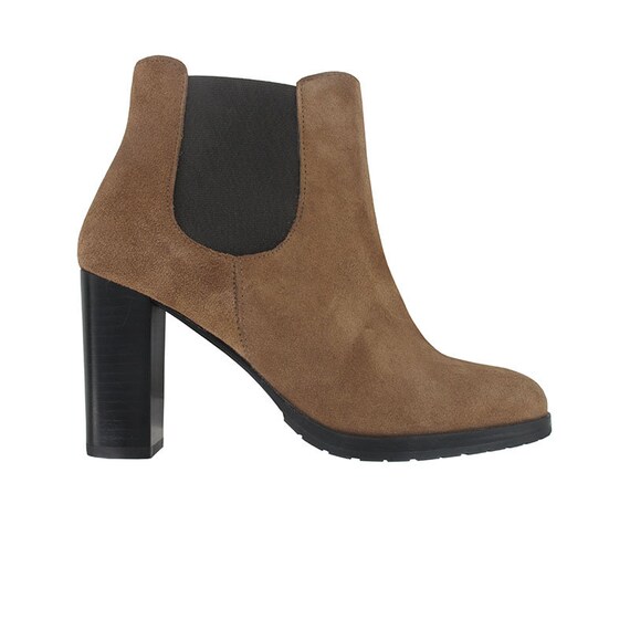 womens suede chelsea ankle boots